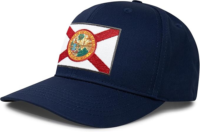 Florida - Flag Patch Trucker Hat - International Tie