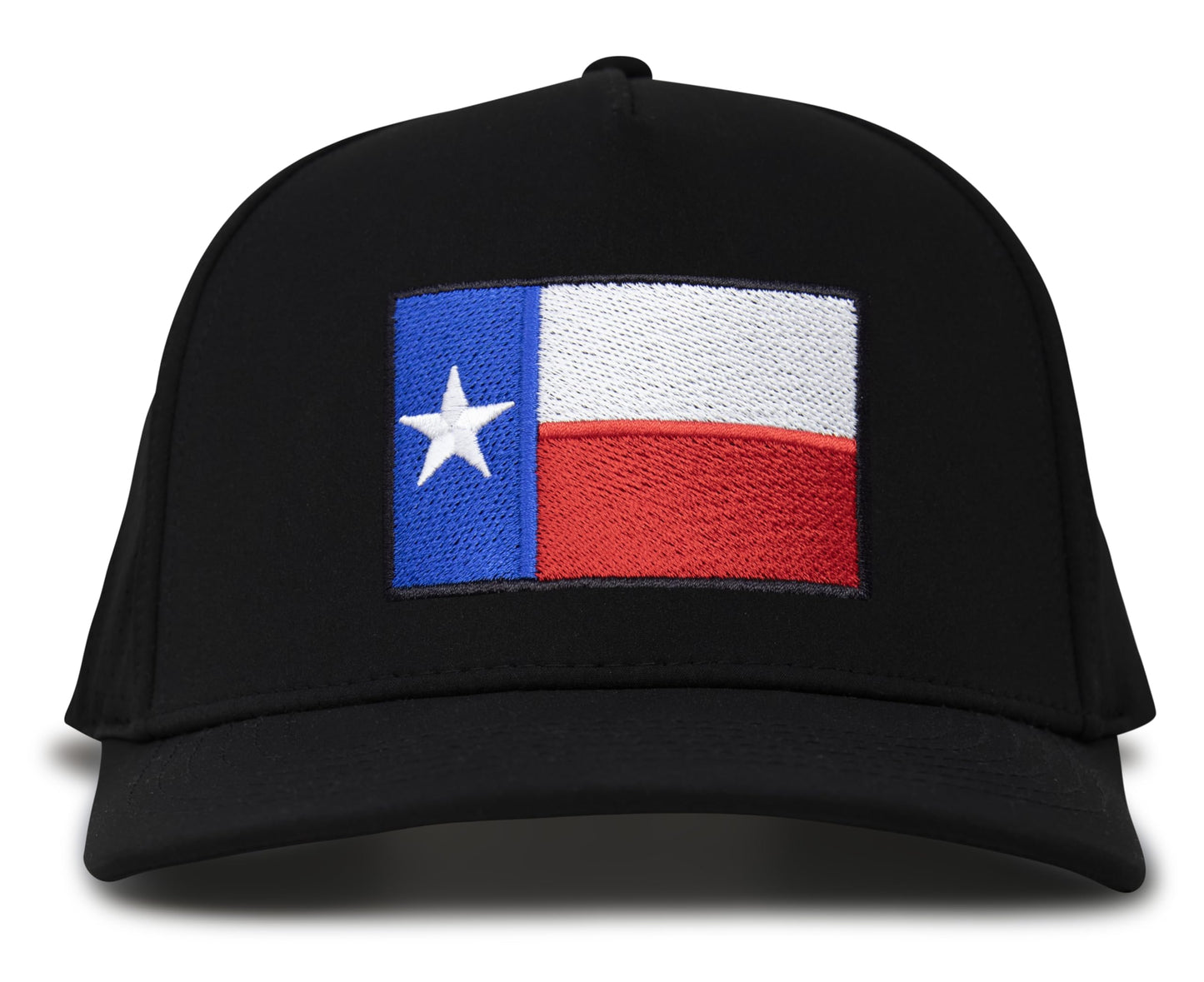 Performance Golf Hat – Adjustable Snapback Trucker Baseball Cap for Men & Women - Jetset Series (Texas, Midnight Black)