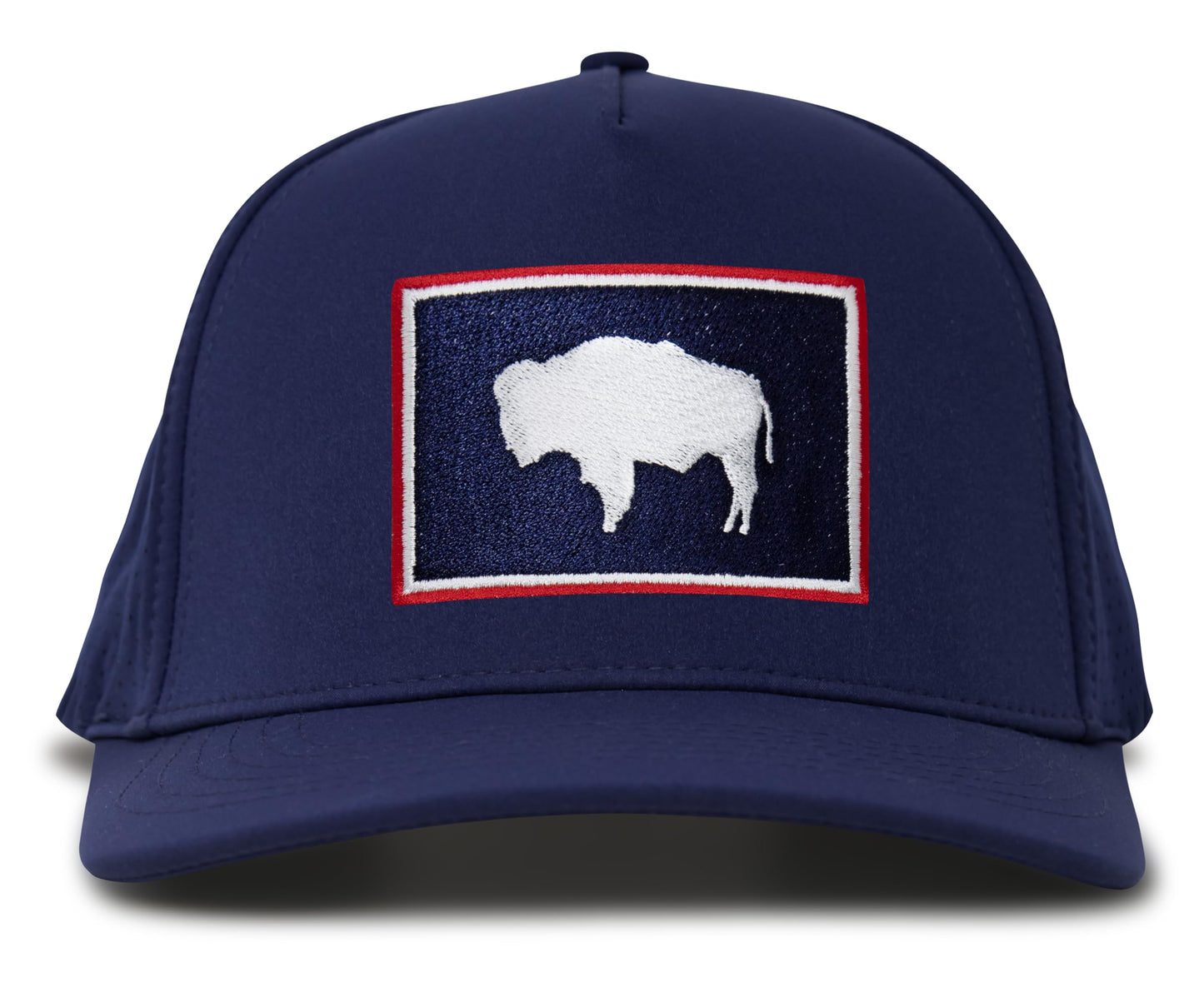 Performance Golf Hat – Adjustable Snapback Trucker Baseball Cap for Men & Women - Jetset Series (Wyoming, Pacific Blue)