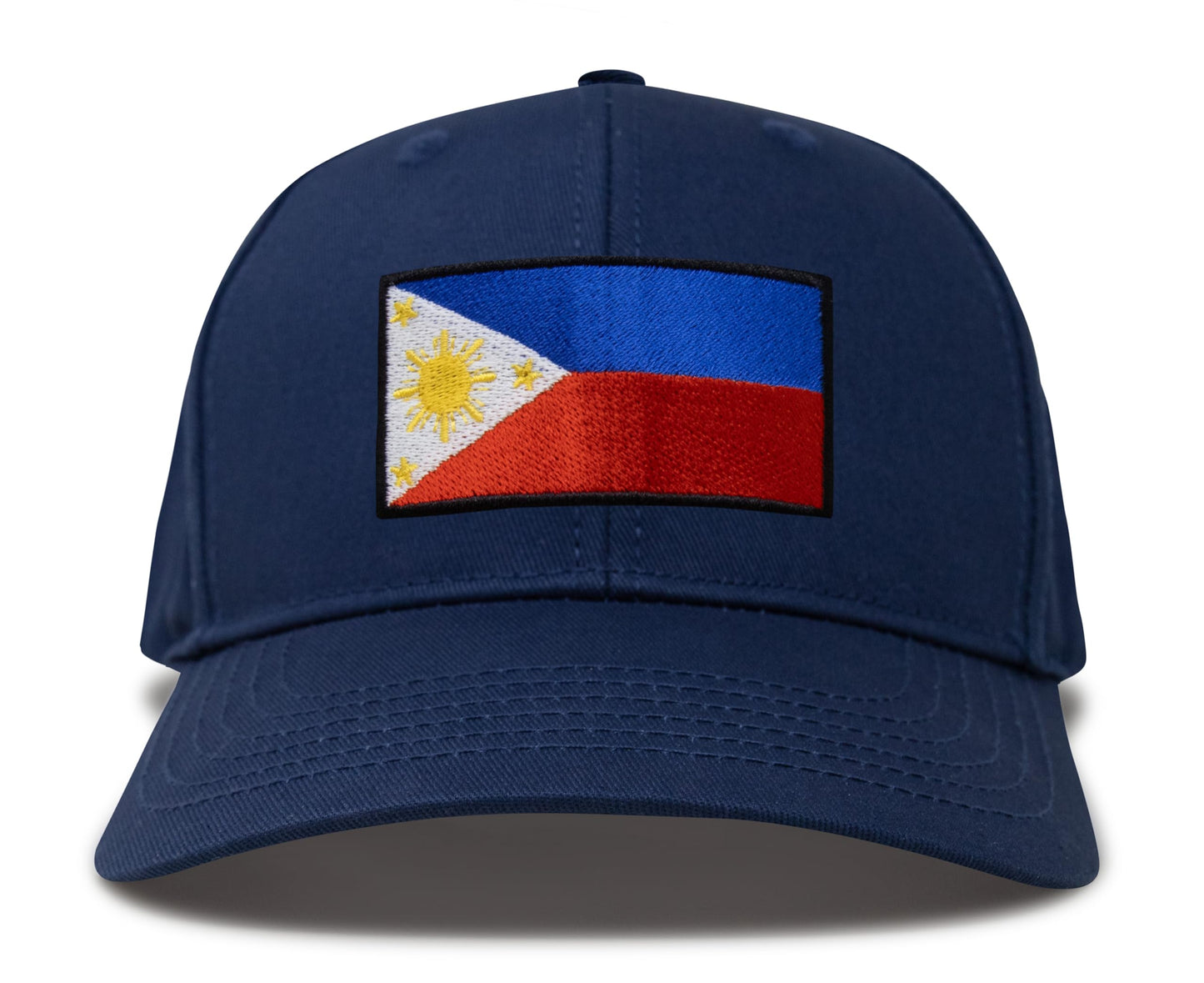 Philippines Flag Hat for Men and Women – Snapback Trucker Baseball Cap by International Tie (All Navy)