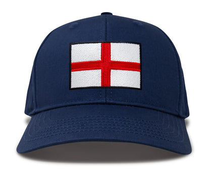 International Tie England - St. George Flag Hat for Men and Women, Adjustable Snapback Trucker Baseball Cap (All Navy)
