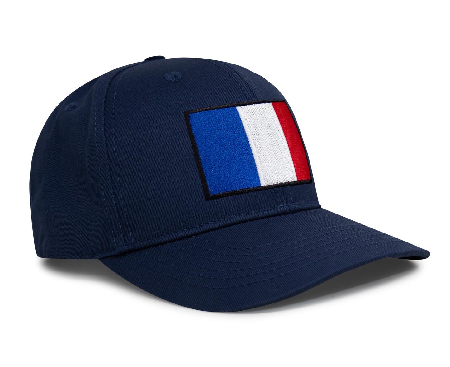 International Tie French Flag Hat for Men and Women - France Snapback Trucker Baseball Cap (All Navy)