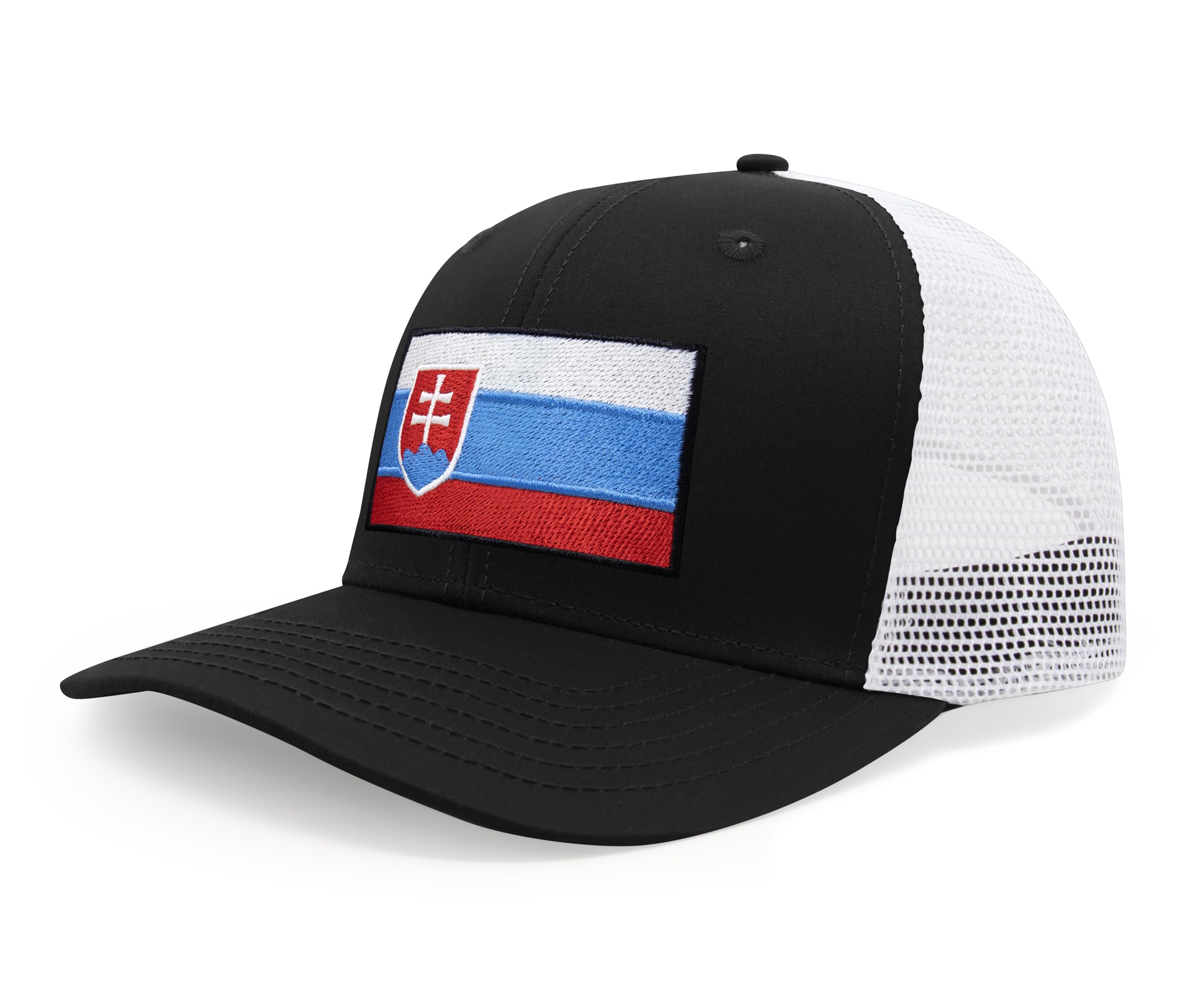 Slovakia Snapback Trucker | Black White