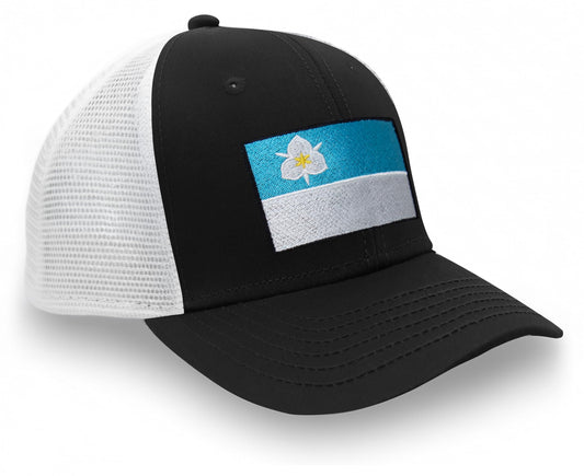 Salt Lake City Snapback Trucker | Black White