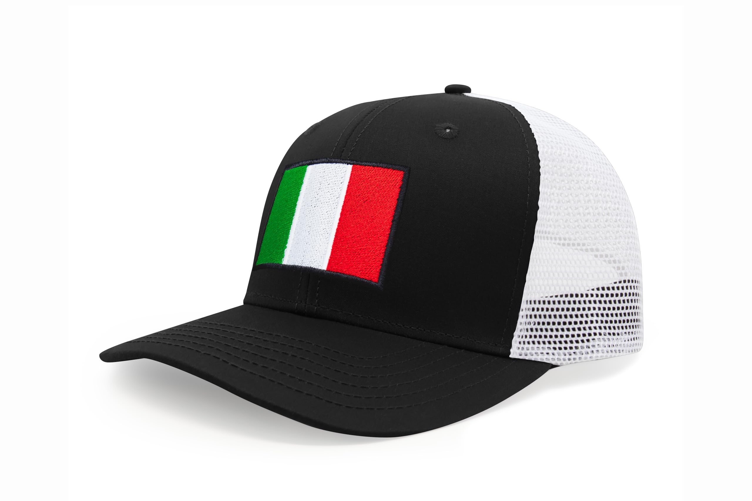 Italy Snapback Trucker | Black White