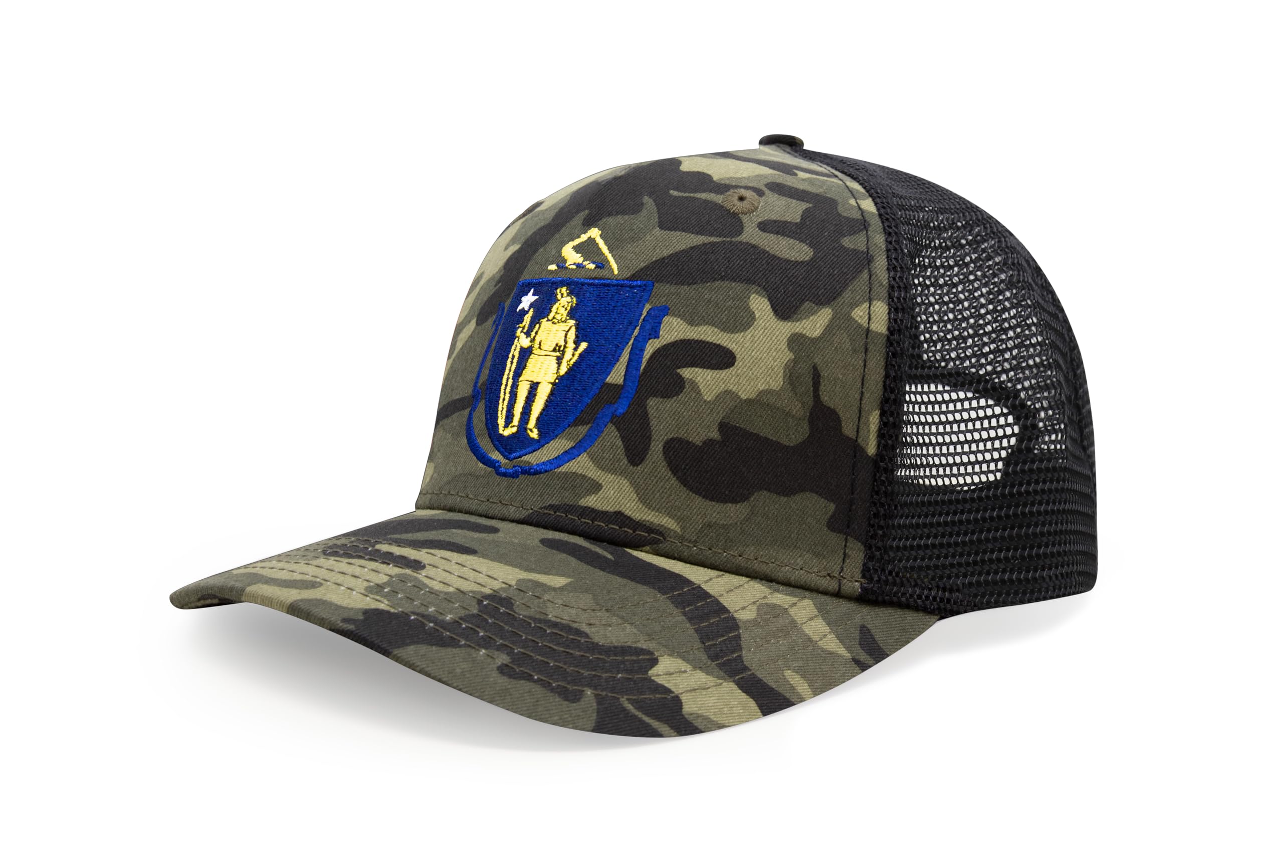 Massachusetts Snapback Trucker | Camouflage