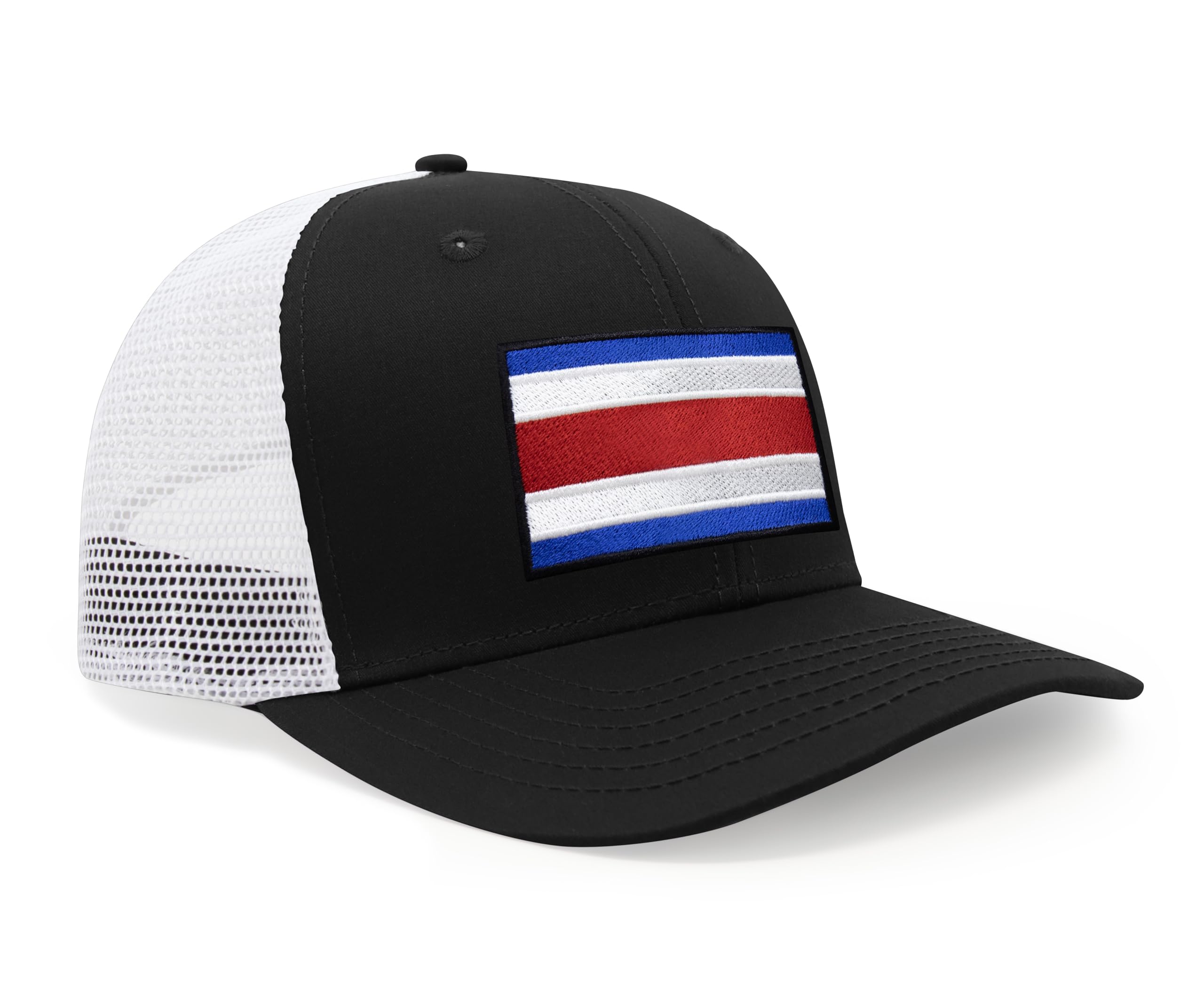 Costa Rica Snapback Trucker | Black White