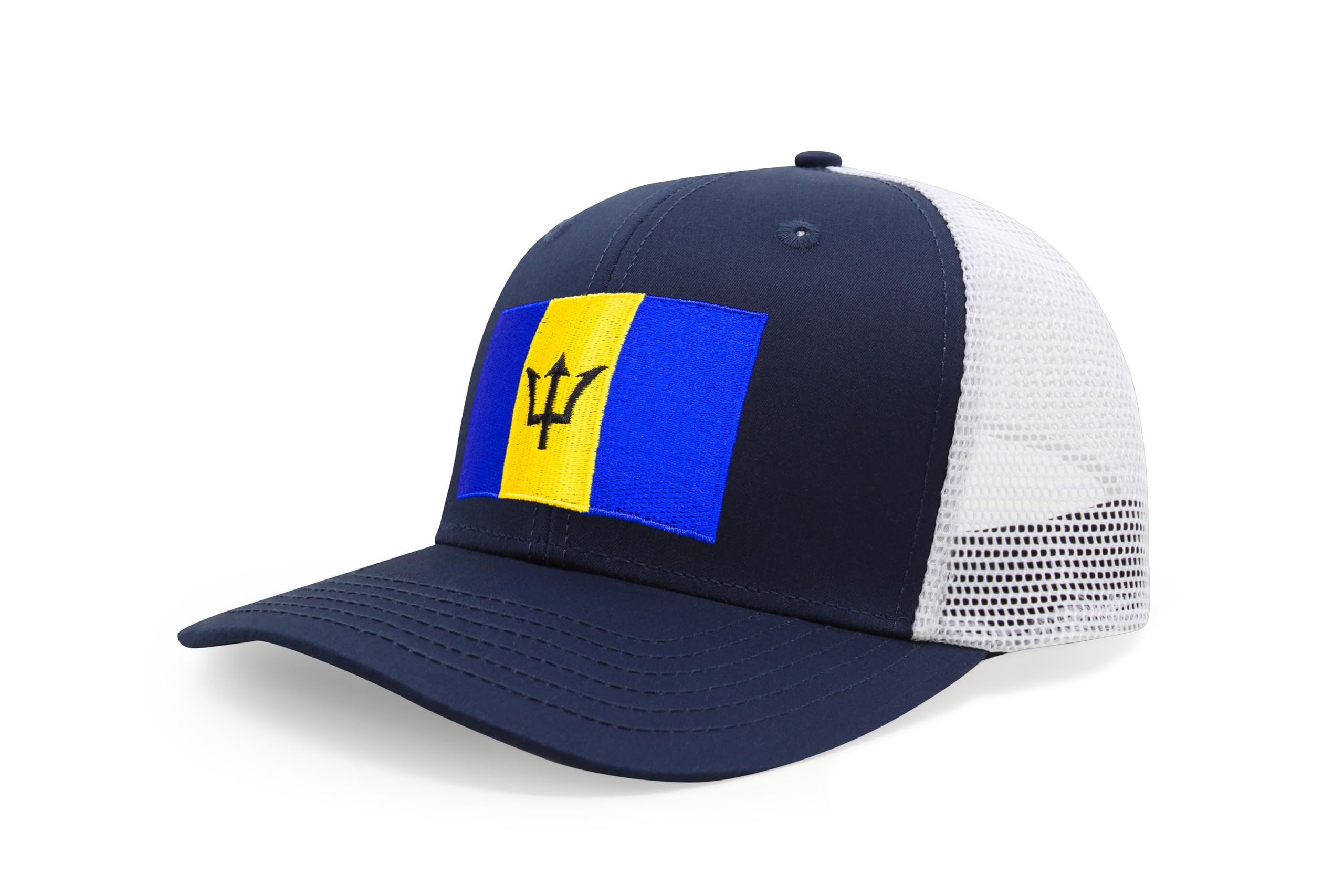 Barbados Snapback Trucker | Navy White