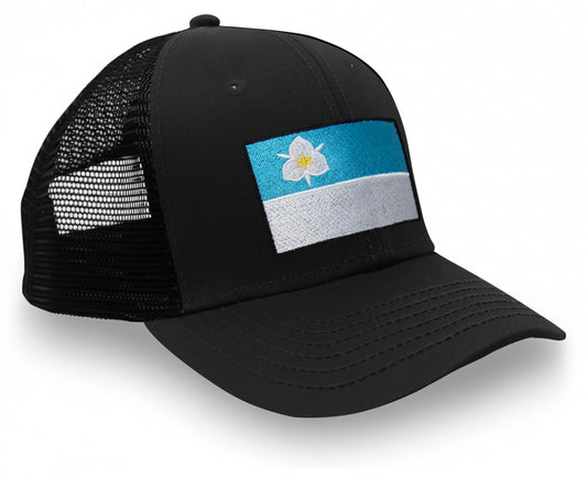 Salt Lake City Snapback Trucker | All Black
