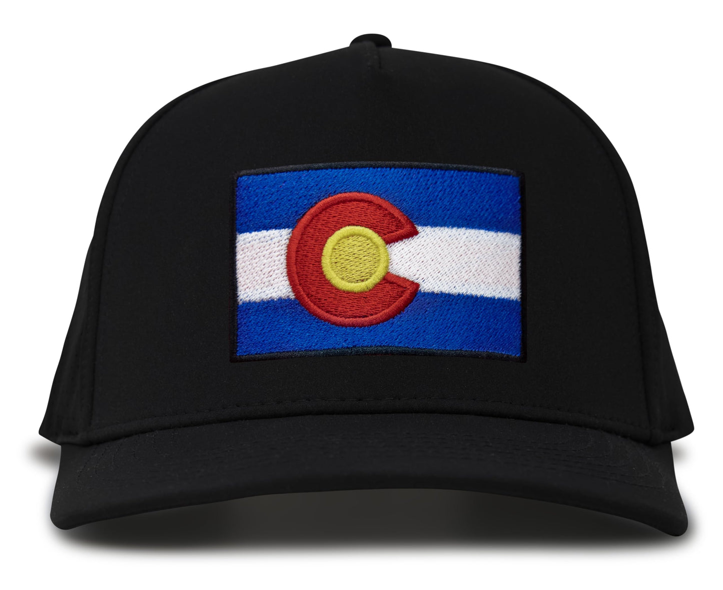 International Tie Colorado - Jetset Series Flag Hat for Men and Women – Adjustable Snapback Baseball Cap (Midnight Black) - International Tie