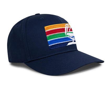 International Tie St. Petersburg Flag Hat for Men and Women – Snapback Trucker Baseball Cap (All Navy)