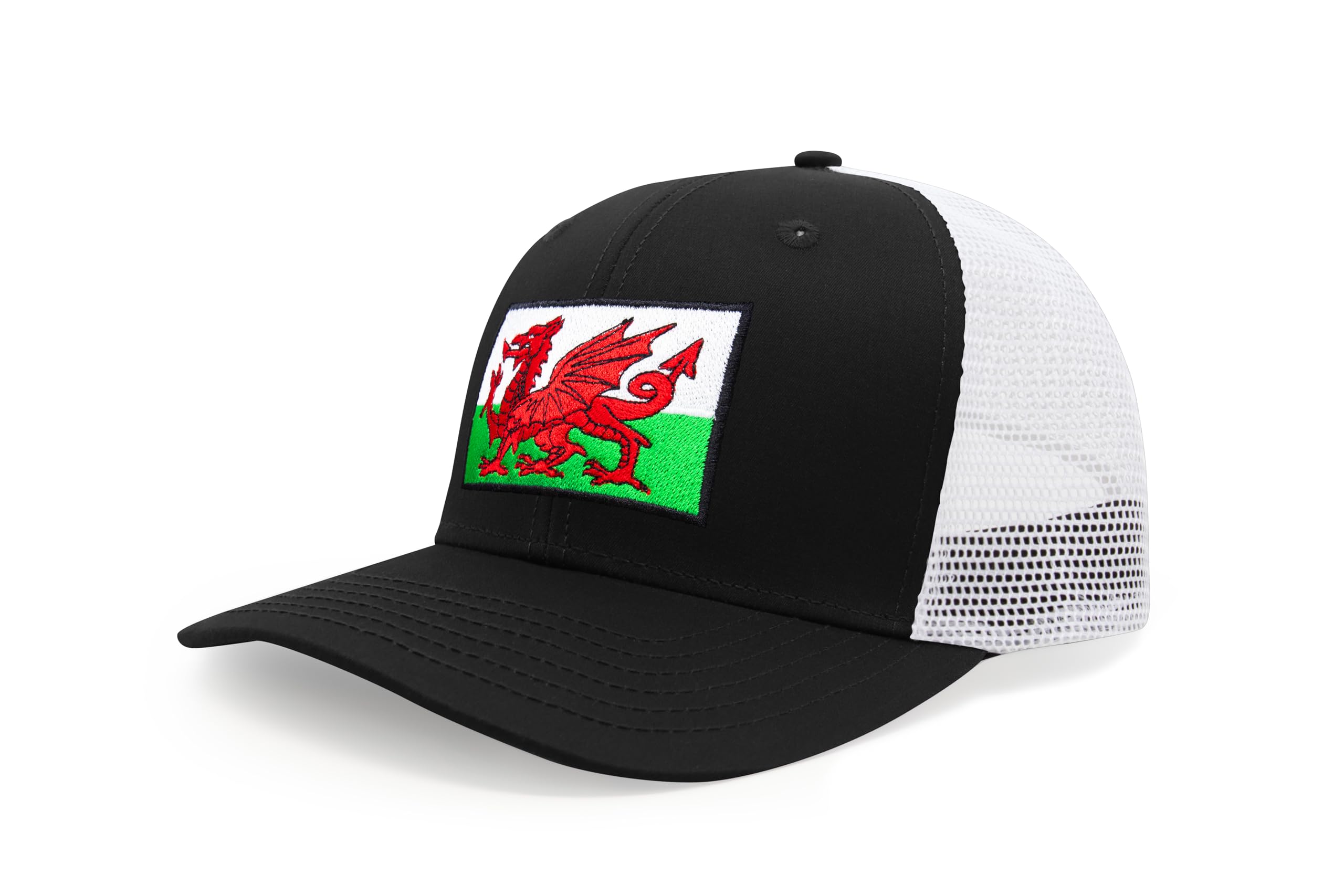 Wales Snapback Trucker | Black White