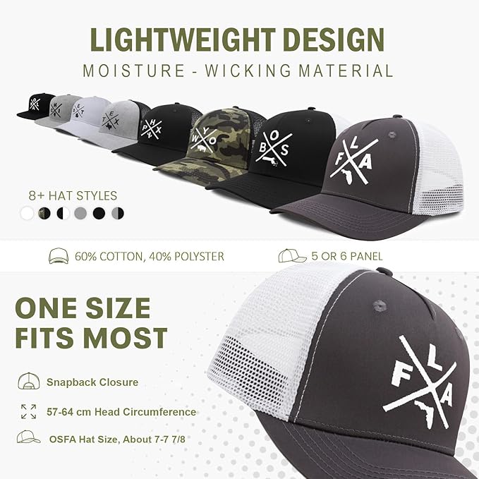 Florida - FLA Cross Logo Snapback | All Black - International Tie
