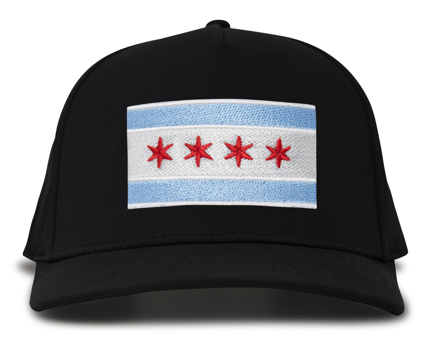 Chicago Flag Performance Hat Front View