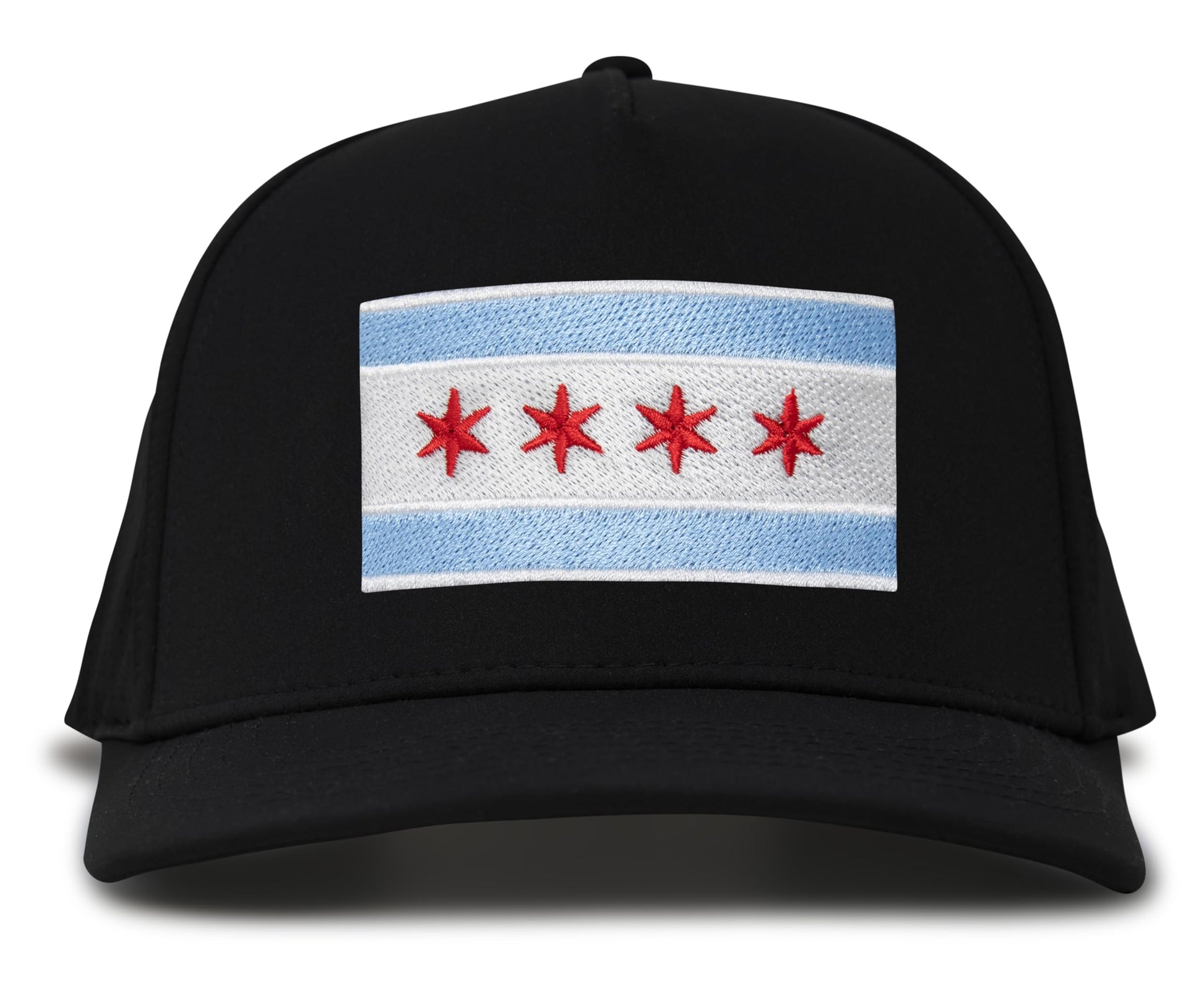 Chicago Flag Performance Hat Front View