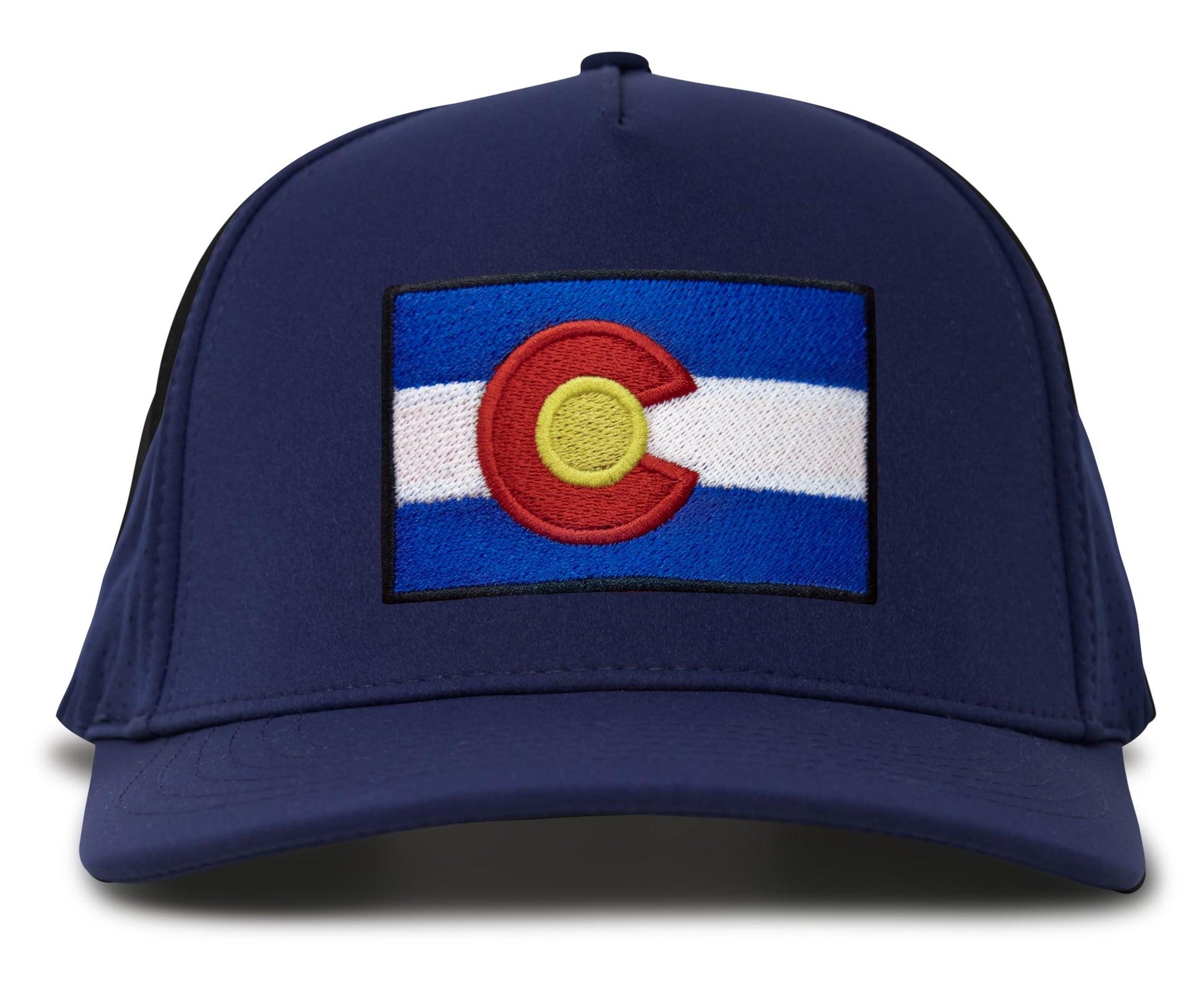 Performance Golf Hat – Adjustable Snapback Trucker Baseball Cap for Men & Women - Jetset Series (Colorado, Pacific Blue) - International Tie