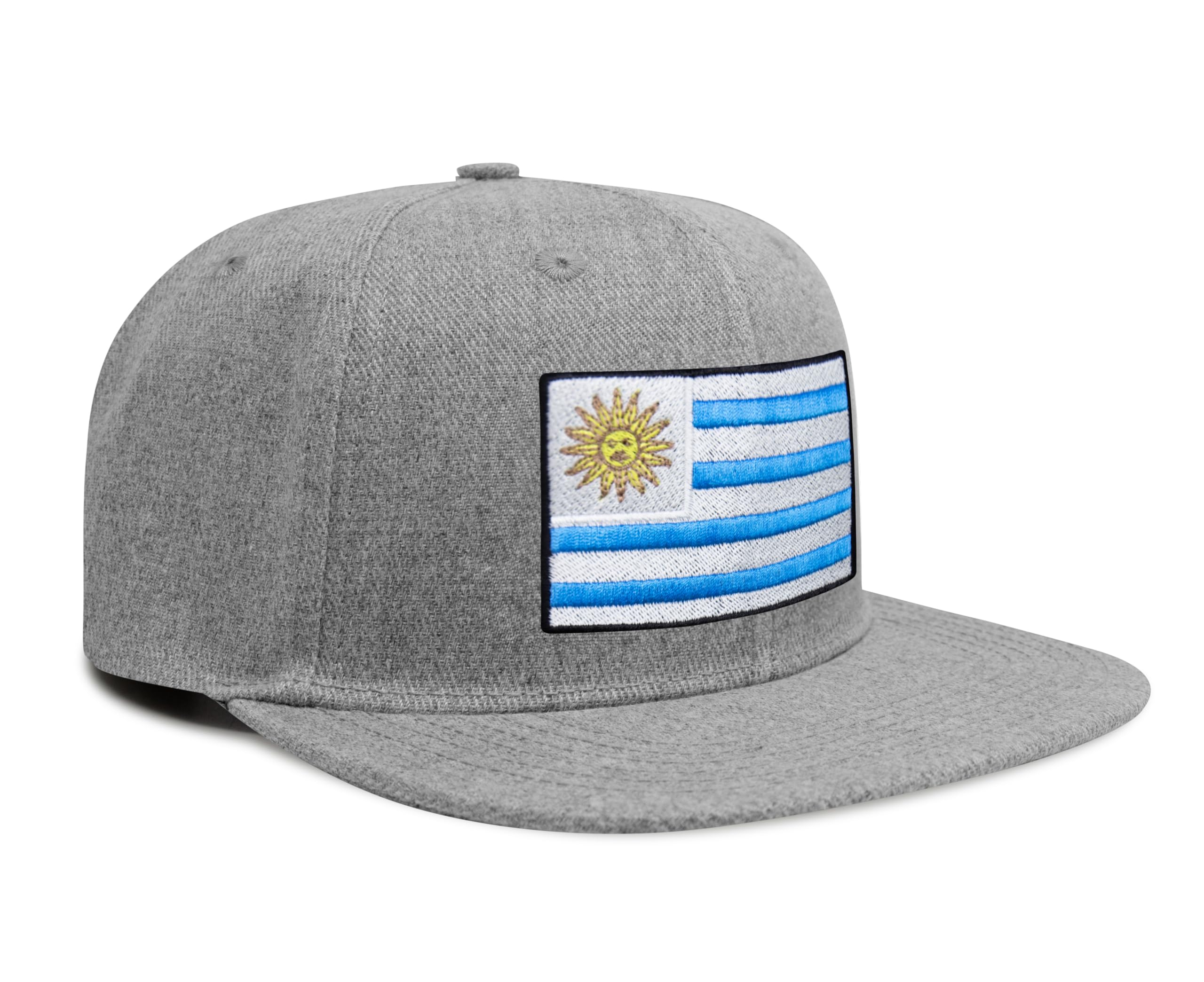 Uruguay Snapback Flat | Grey Flatbill