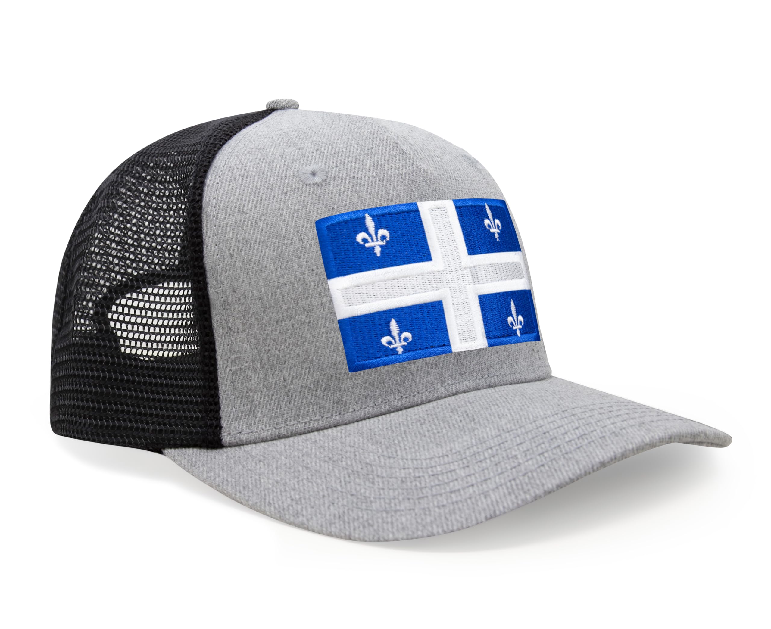 Quebec Snapback Trucker | Grey Black