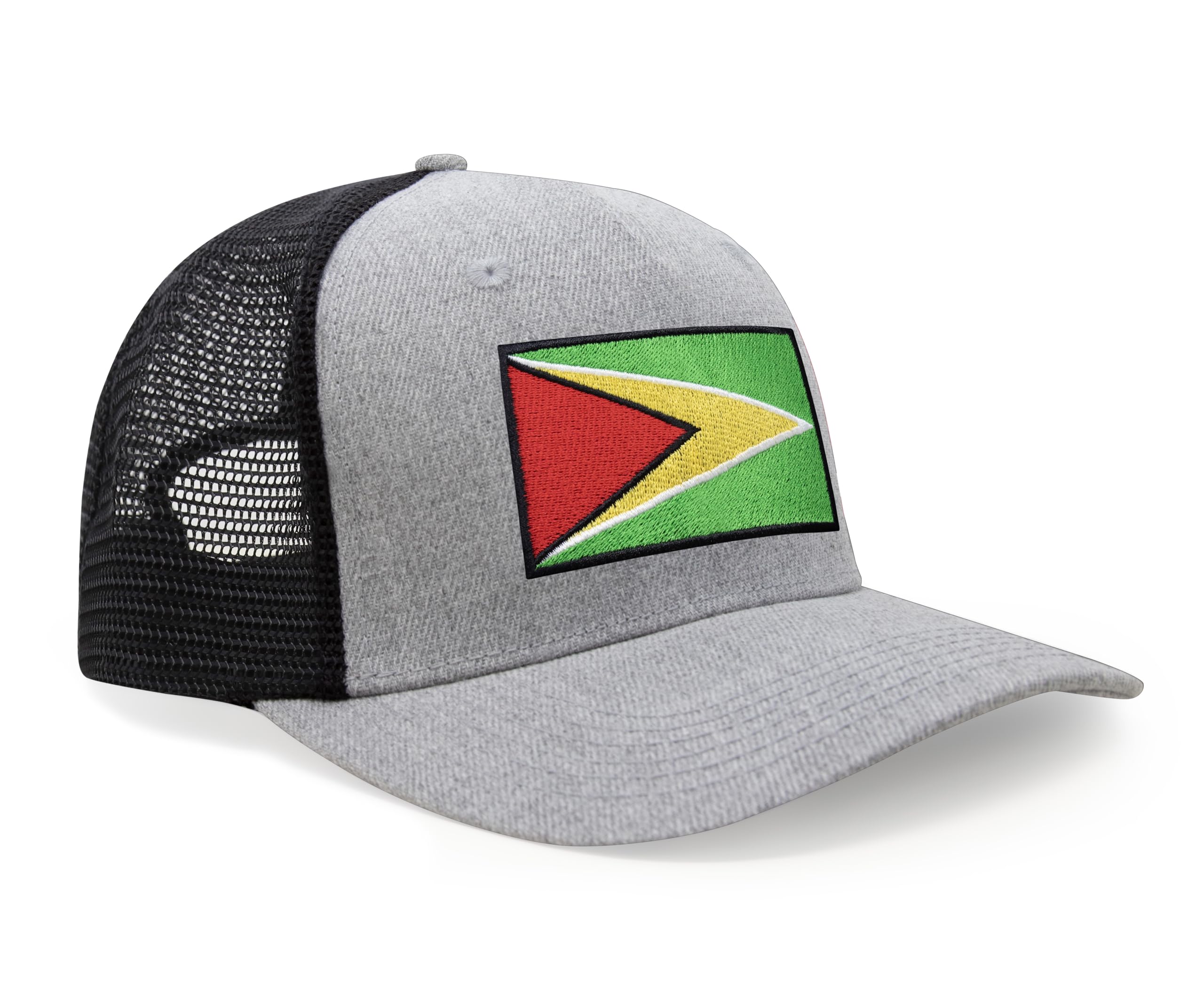 Guyana Snapback Trucker | Grey Black