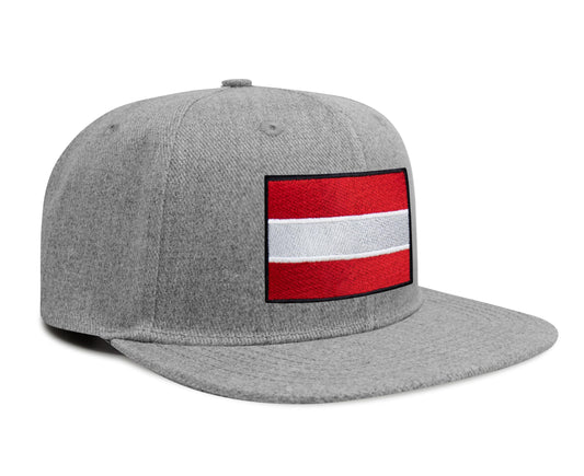 Austria Snapback Flat | Grey Flatbill