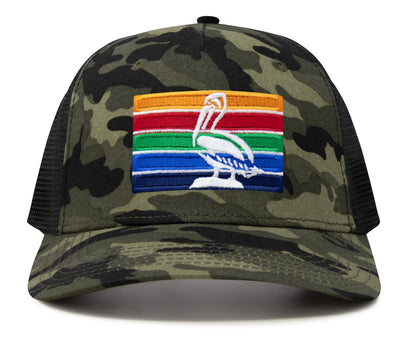 International Tie St. Petersburg Hat for Men and Women - Snapback Trucker Baseball Cap (Camouflage)
