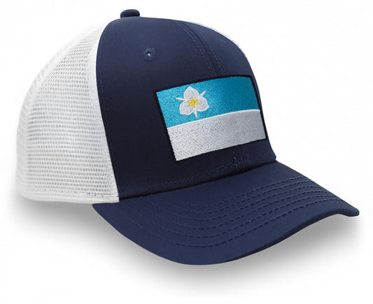 Salt Lake City Snapback Trucker | Navy White