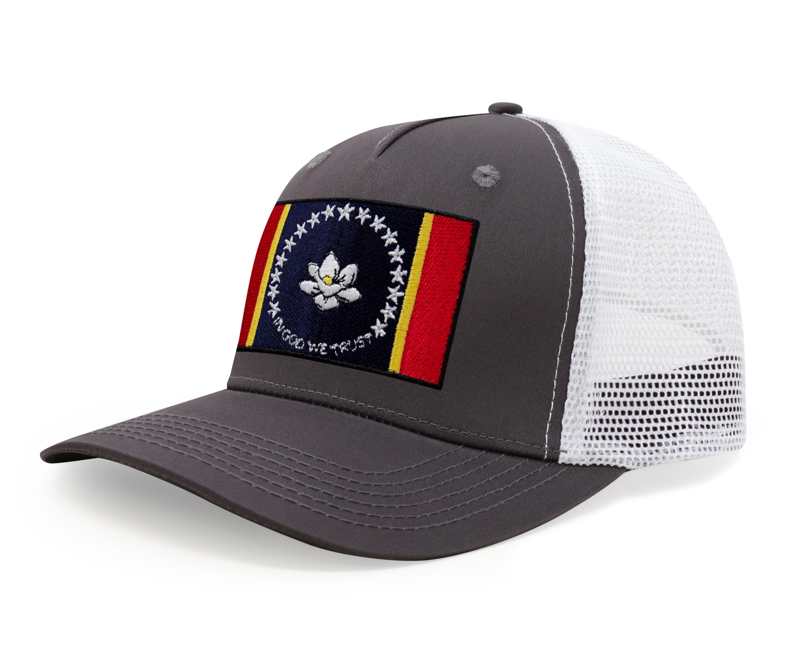 Mississippi Snapback Trucker | Grey White