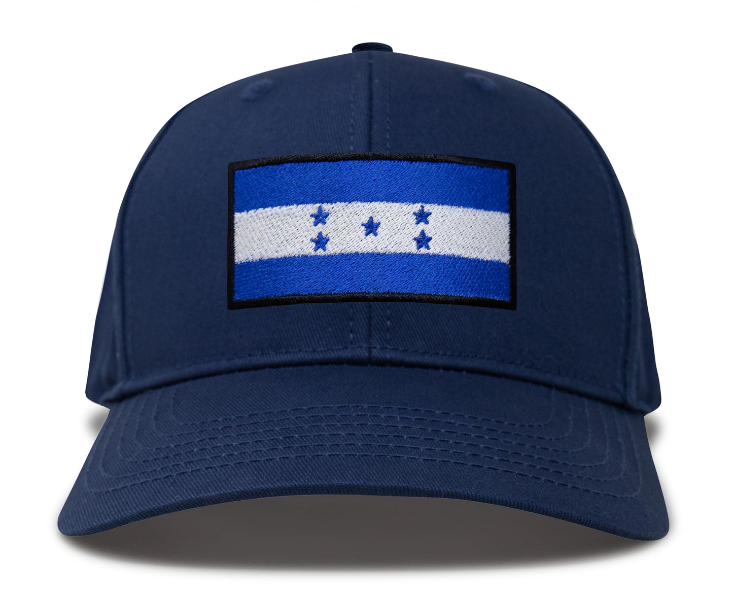 International Tie Honduras Flag Hat for Men and Women - Adjustable Snapback Trucker Baseball Cap (All Navy)