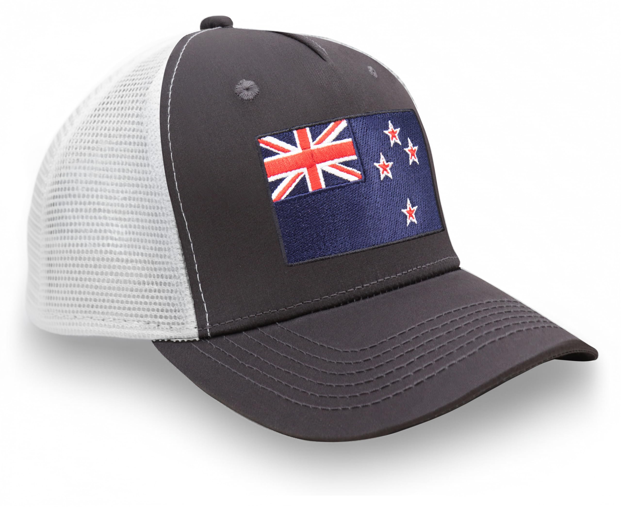 New Zealand Snapback Trucker | Grey White