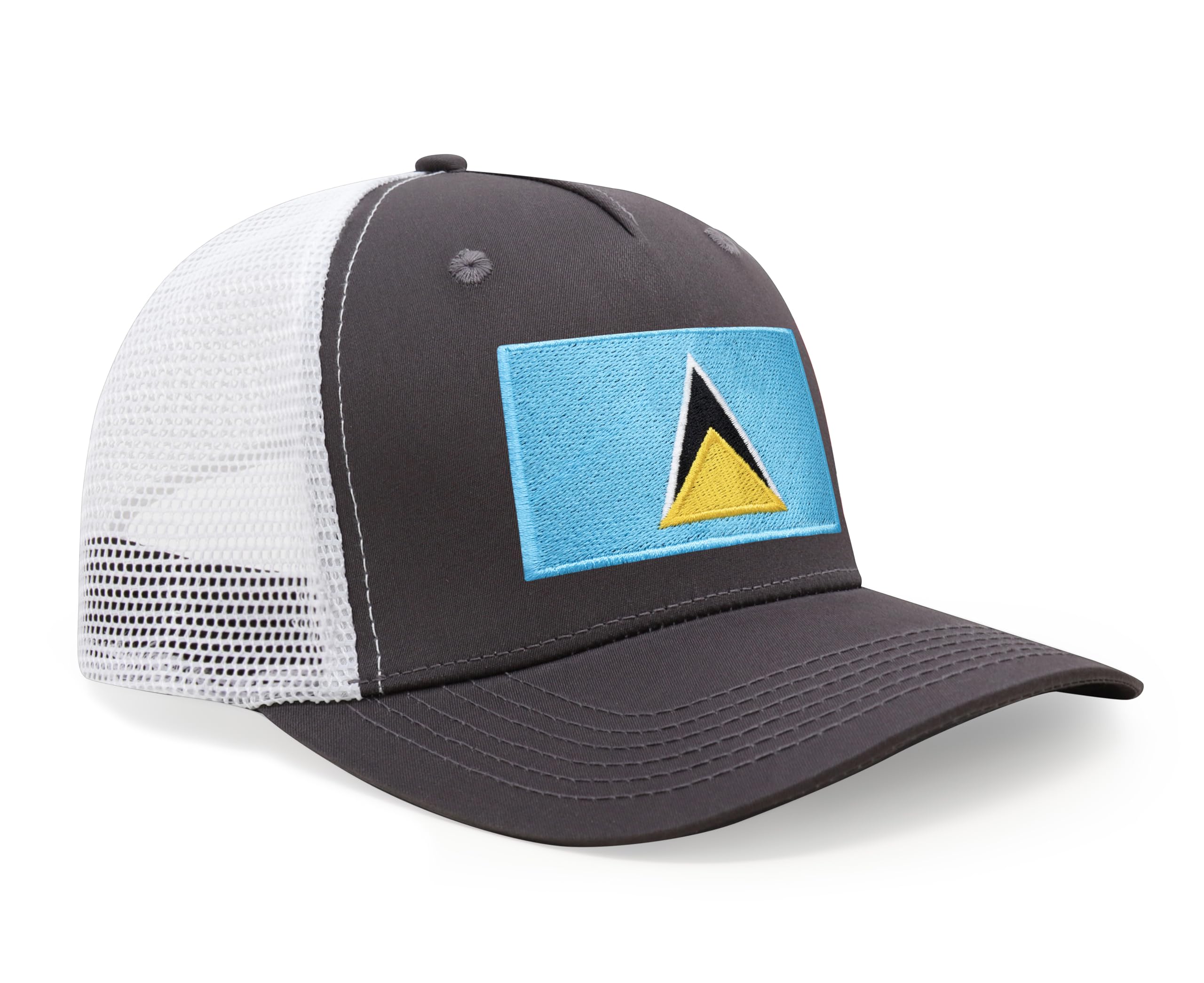 Saint Lucia Snapback Trucker | Grey White