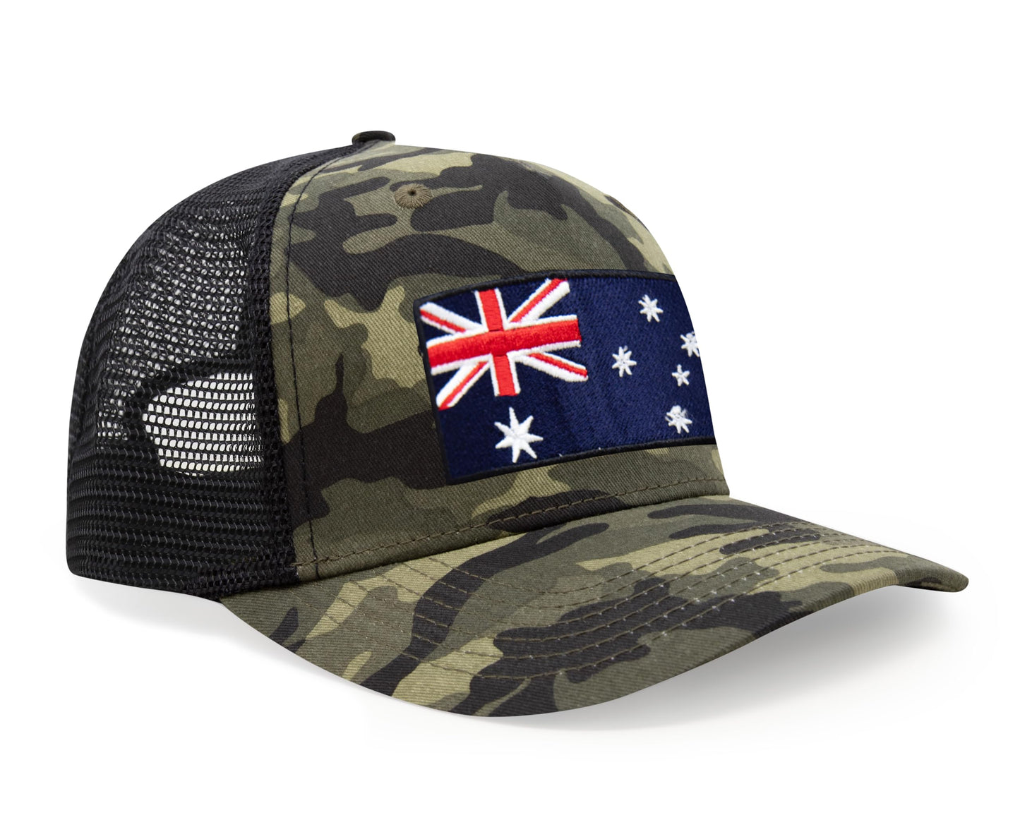 Australia Flag Hat for Men and Women – Snapback Trucker Baseball Cap by International Tie (Camouflage)