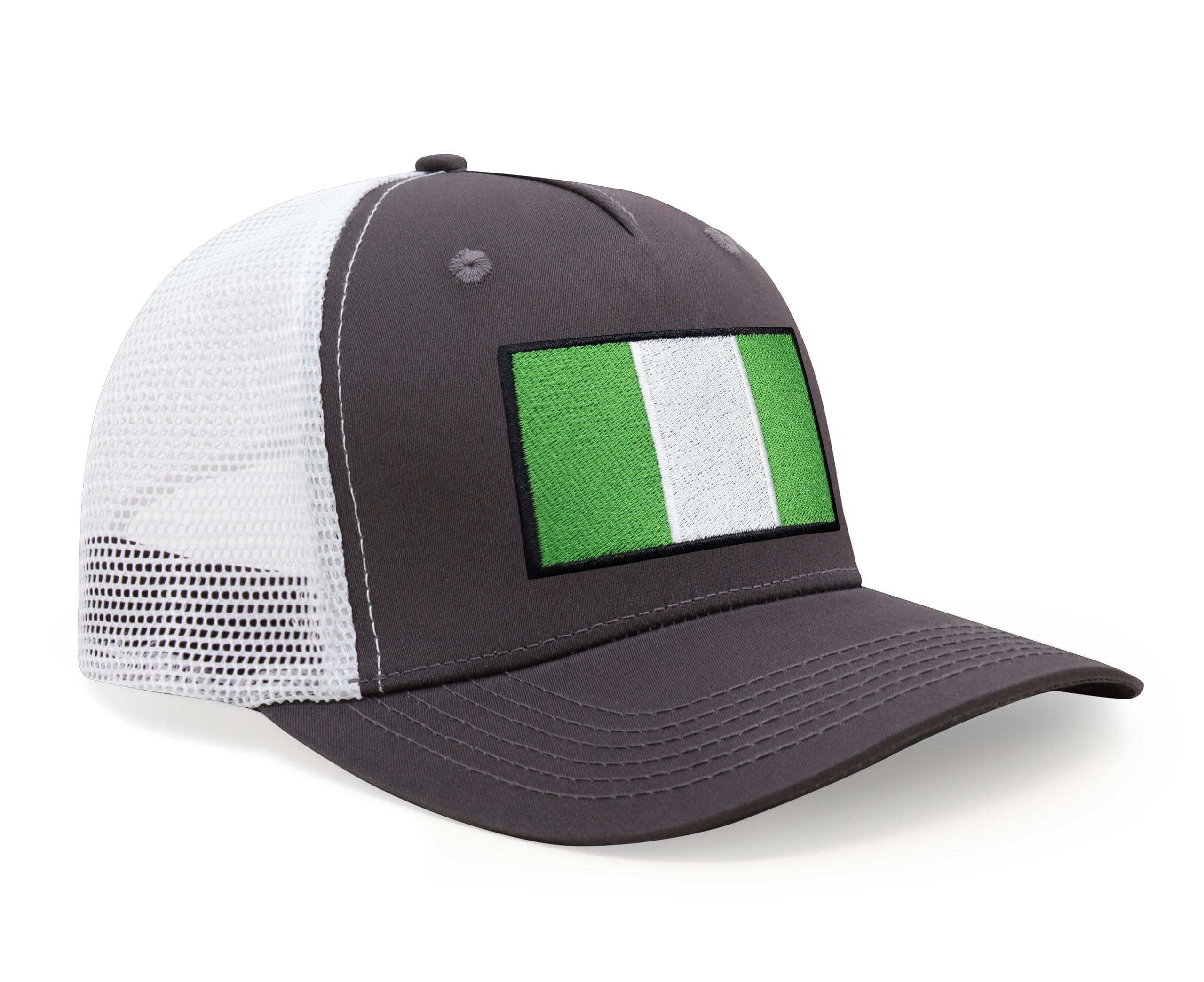 Nigeria Snapback Trucker | Grey White