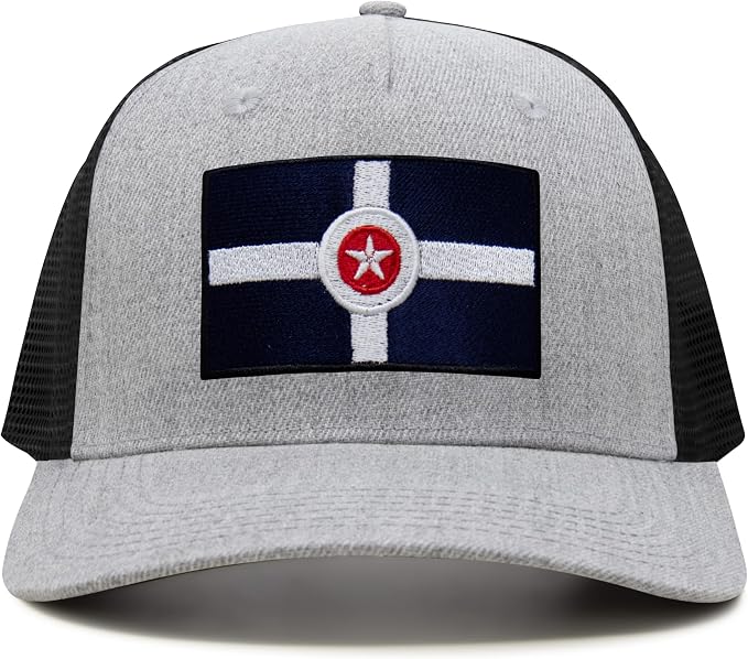 Indianapolis Snapback Trucker | Grey Black