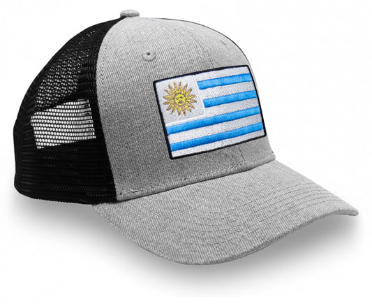 Uruguay Snapback Trucker | Grey Black