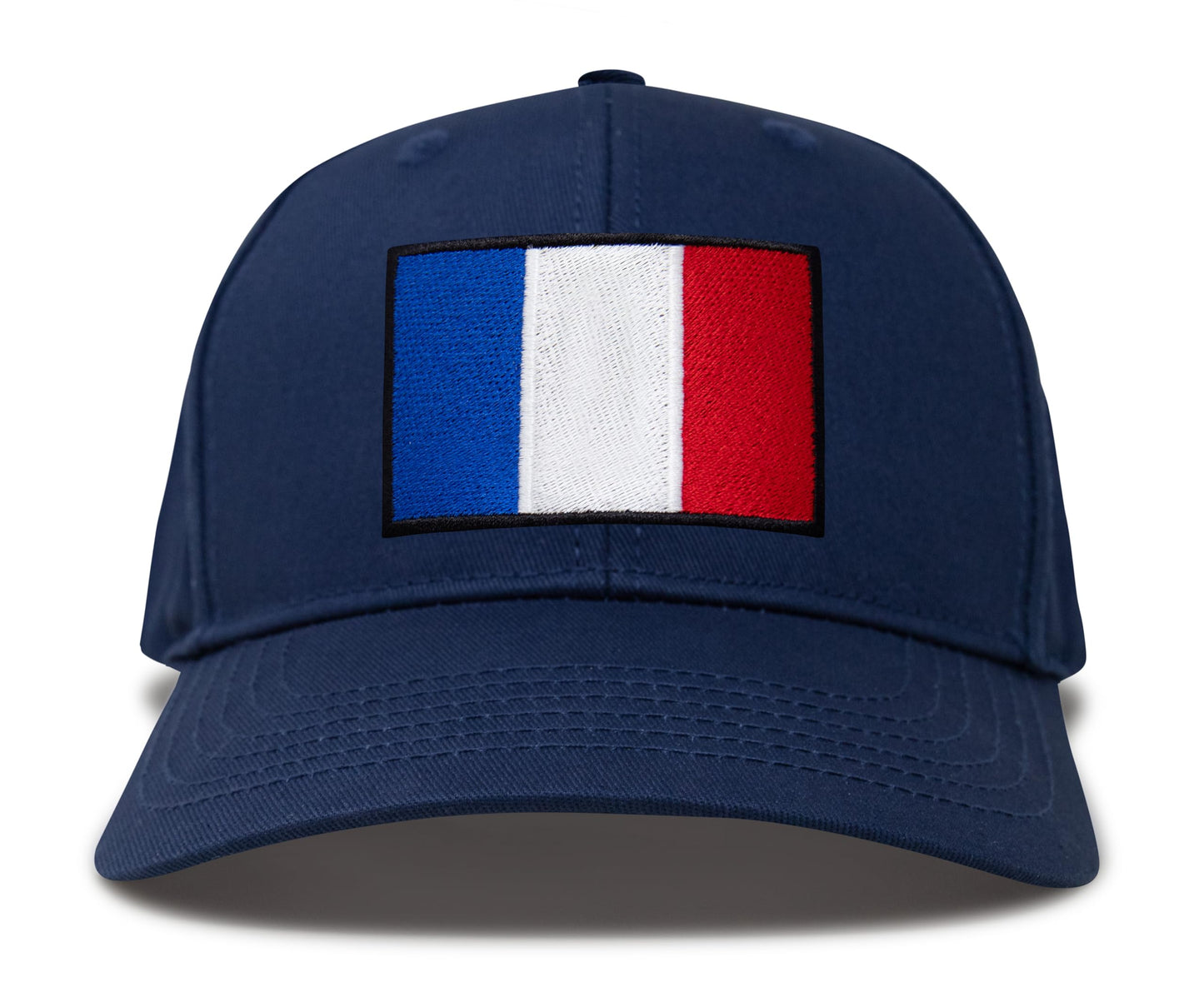 International Tie French Flag Hat for Men and Women - France Snapback Trucker Baseball Cap (All Navy)