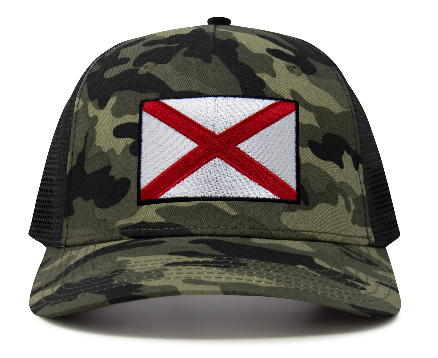 Alabama Flag Hat for Men and Women – Snapback Trucker Baseball Cap by International Tie (Camouflage)
