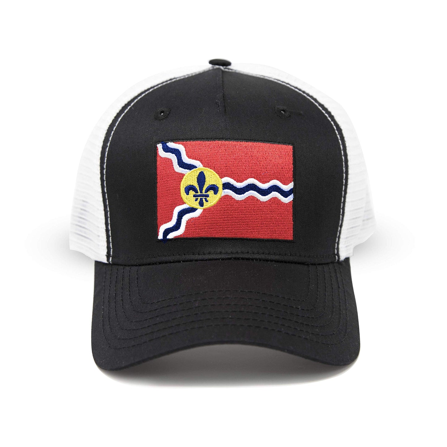 International Tie Milwaukee People’s Flag Hat for Men and Women – Snapback Trucker Baseball Cap (All Navy)