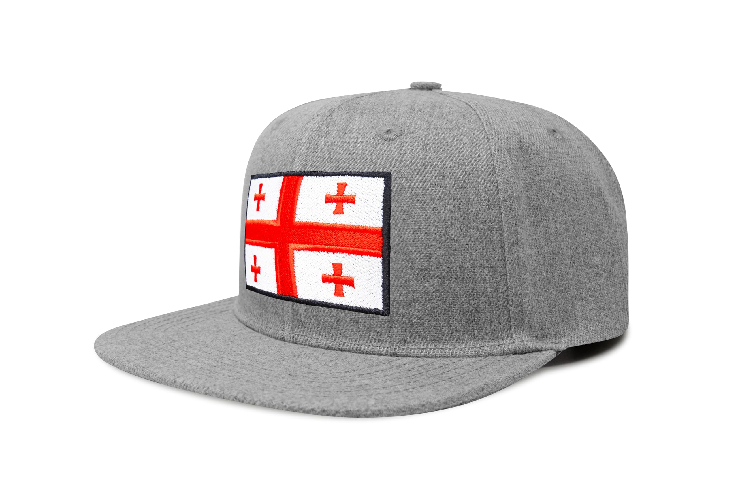 Georgia Snapback Flat | Grey Flatbill
