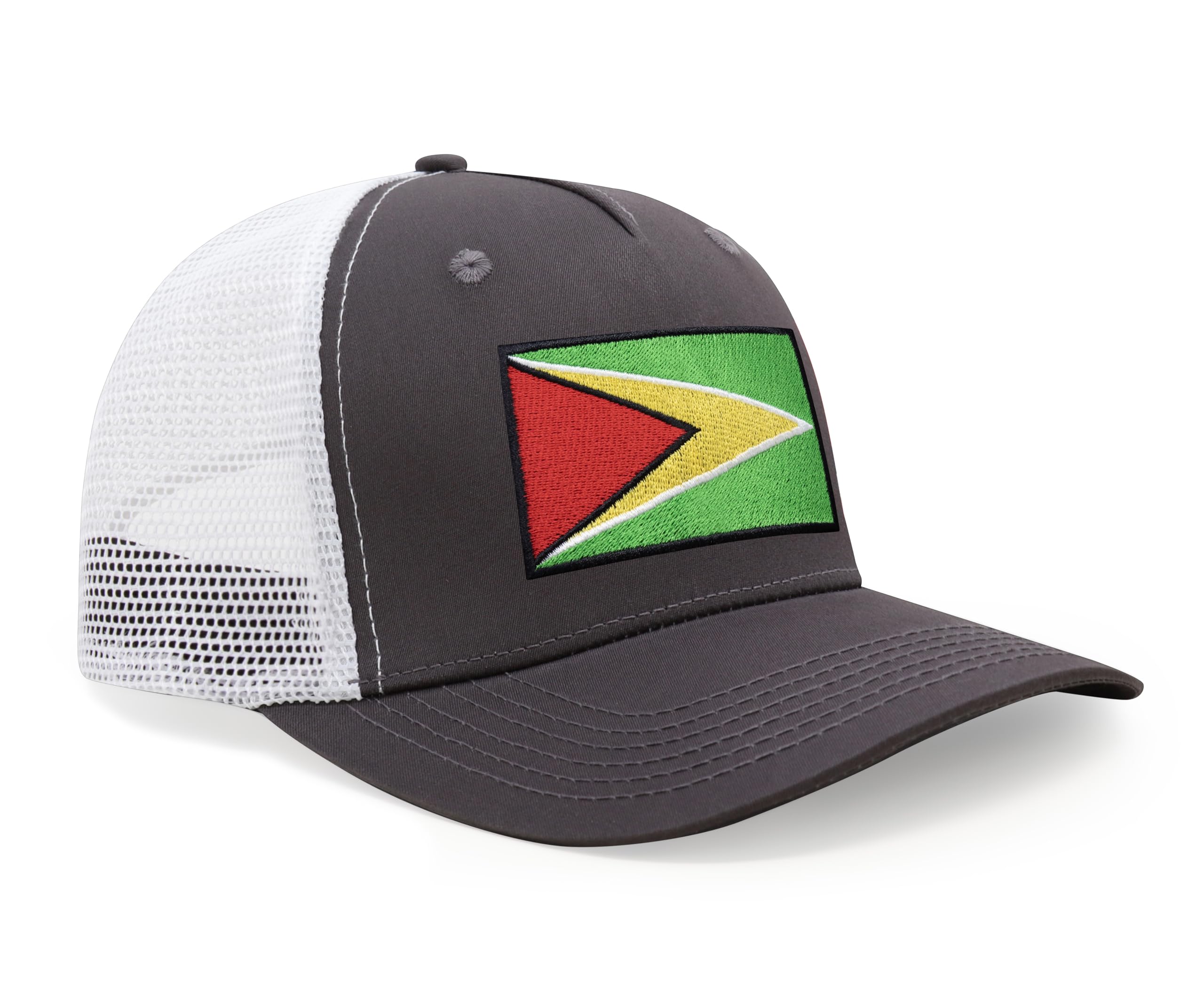Guyana Snapback Trucker | Grey White