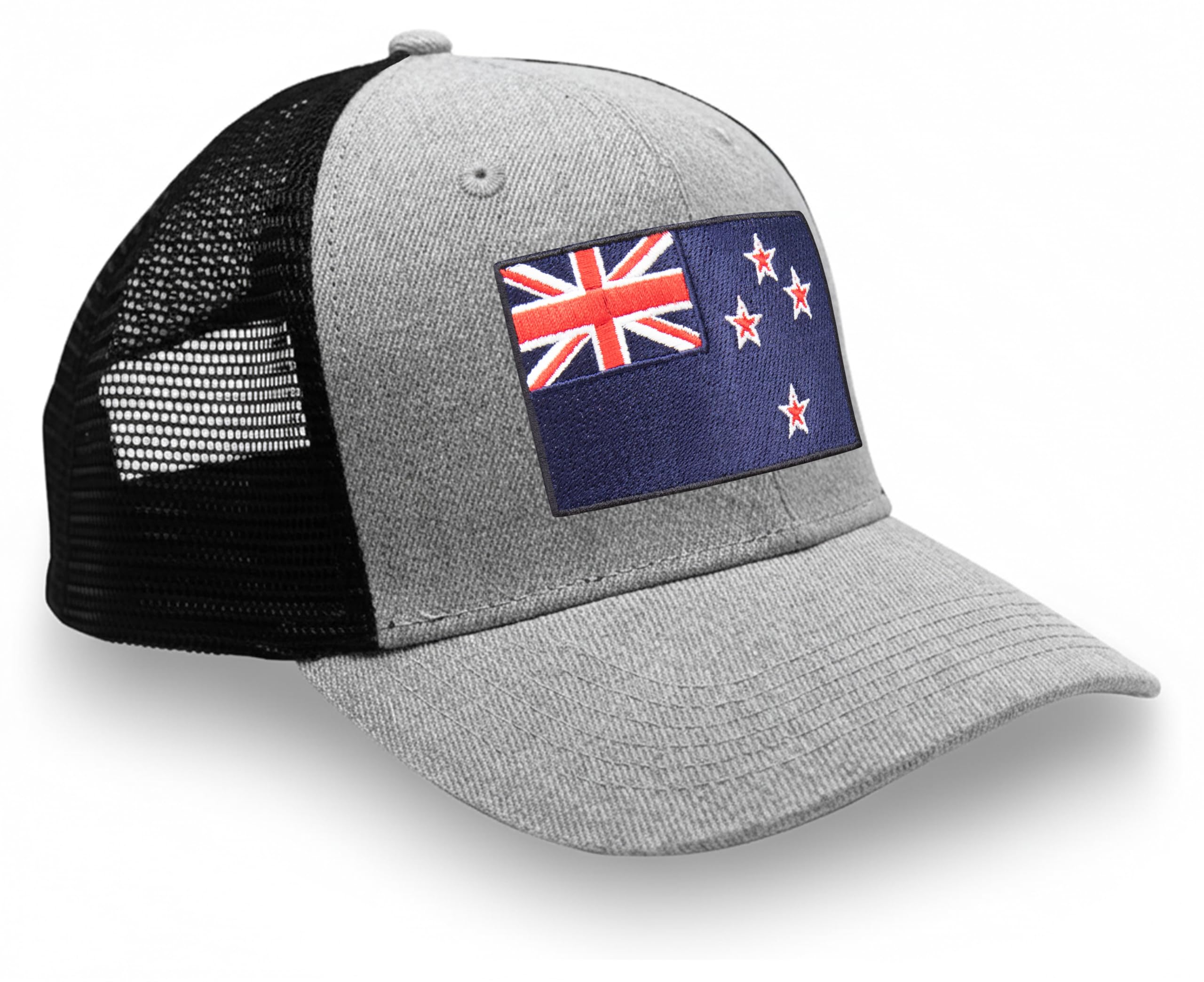 New Zealand Snapback Trucker | Grey Black