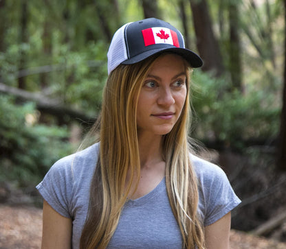 Greece Flag Hat for Men and Women – Snapback Trucker Baseball Cap by International Tie (Grey Flatbill)