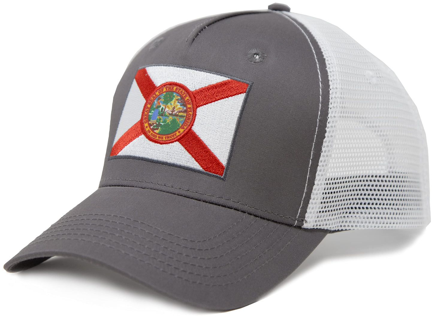 Florida - Flag Patch Trucker Hat - International Tie