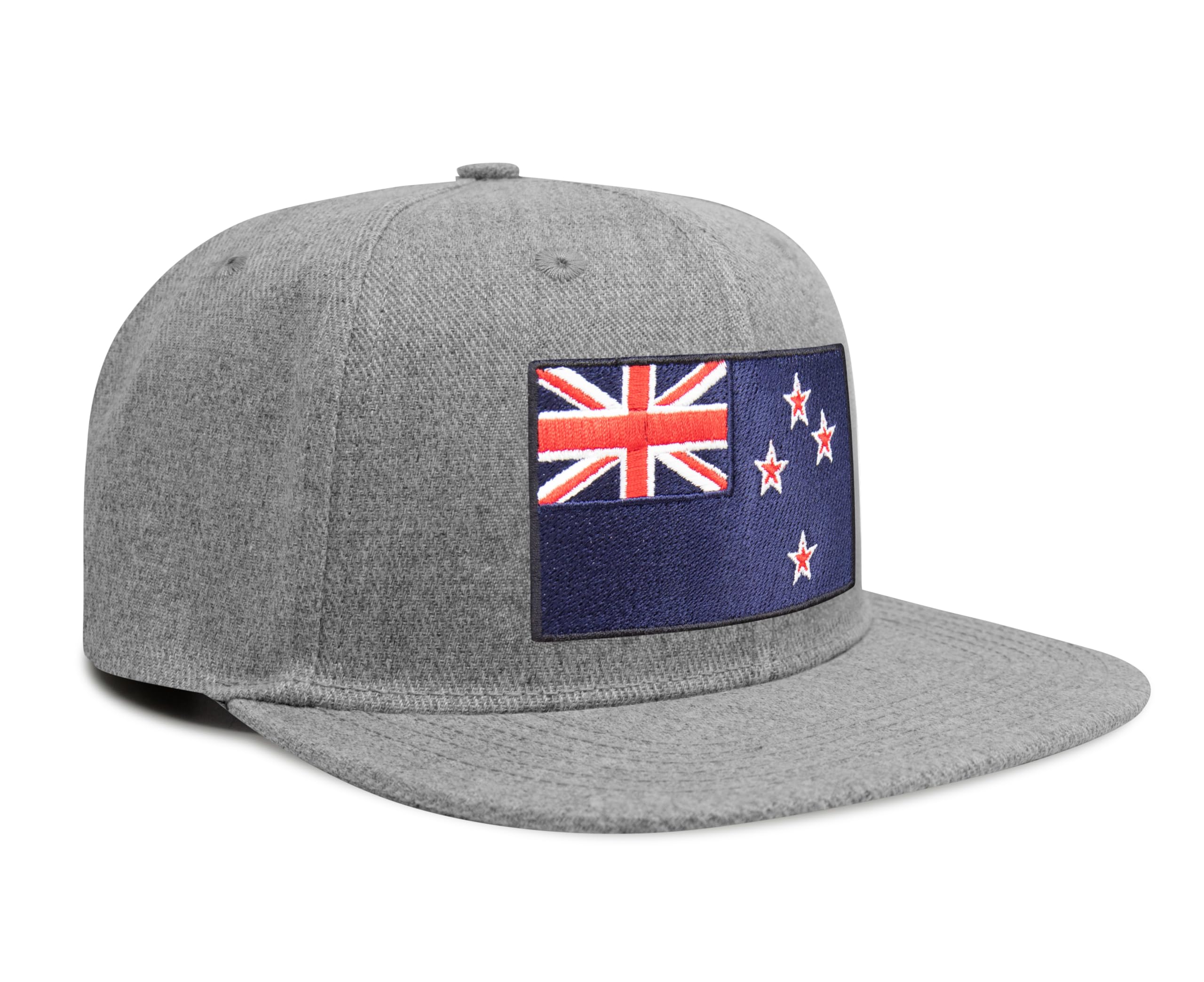 New Zealand Snapback Flat | Grey Flatbill