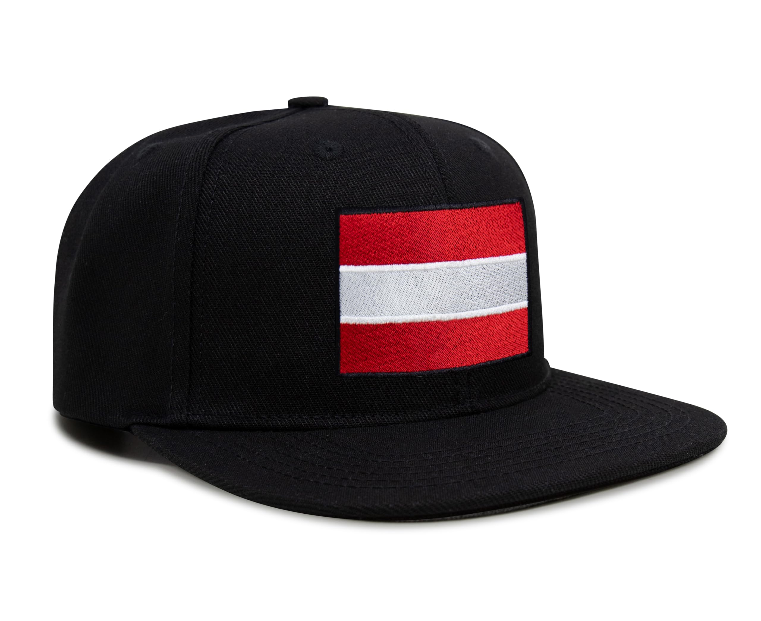 Austria Snapback Flat | Black Flatbill