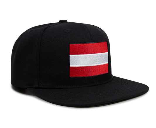 Austria Snapback Flat | Black Flatbill