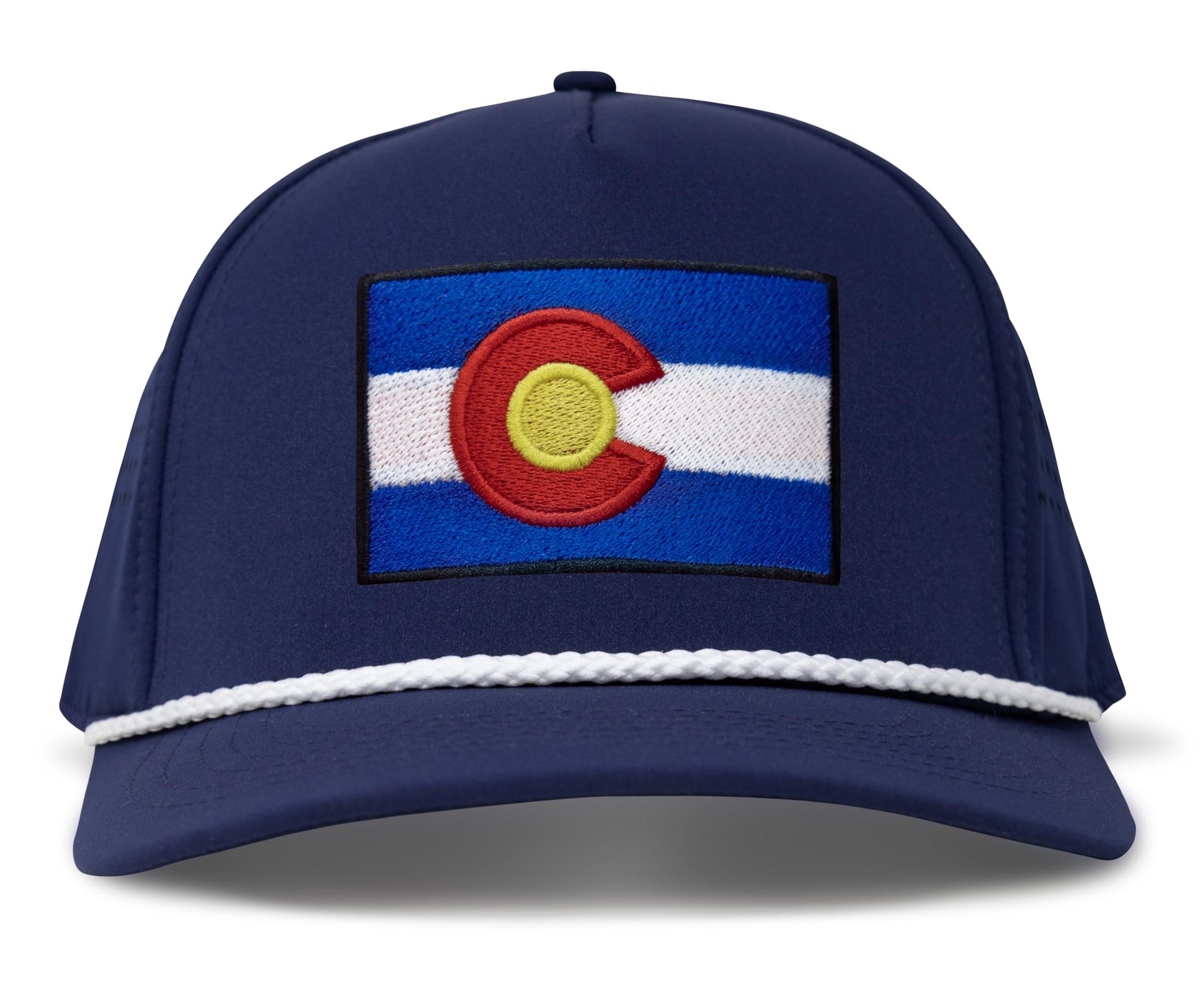 Performance Golf Hat – Adjustable Snapback Trucker Baseball Cap for Men & Women - Jetset Series (Colorado, Pacific Blue) - International Tie