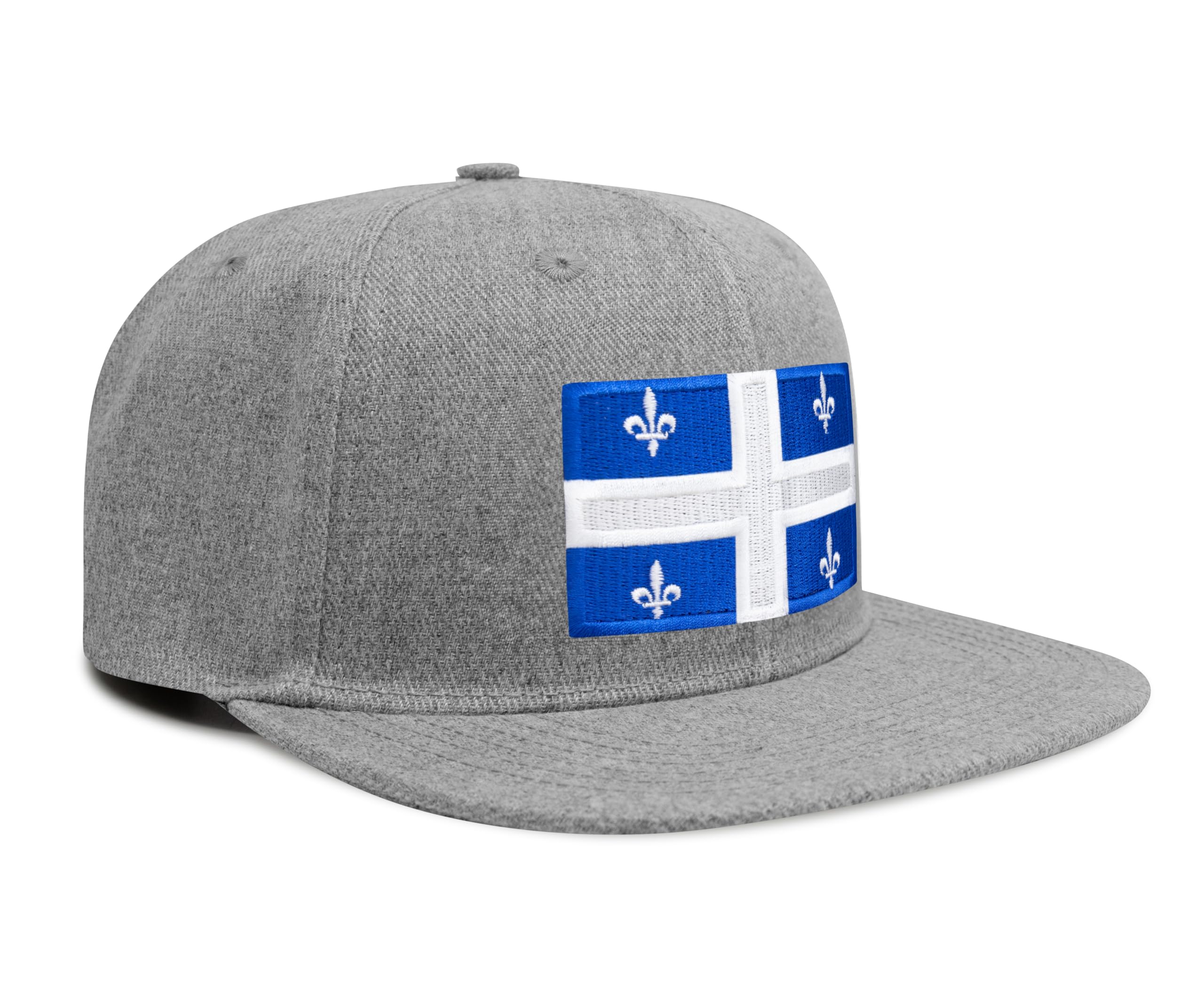 Quebec Snapback Flat | Grey Flatbill