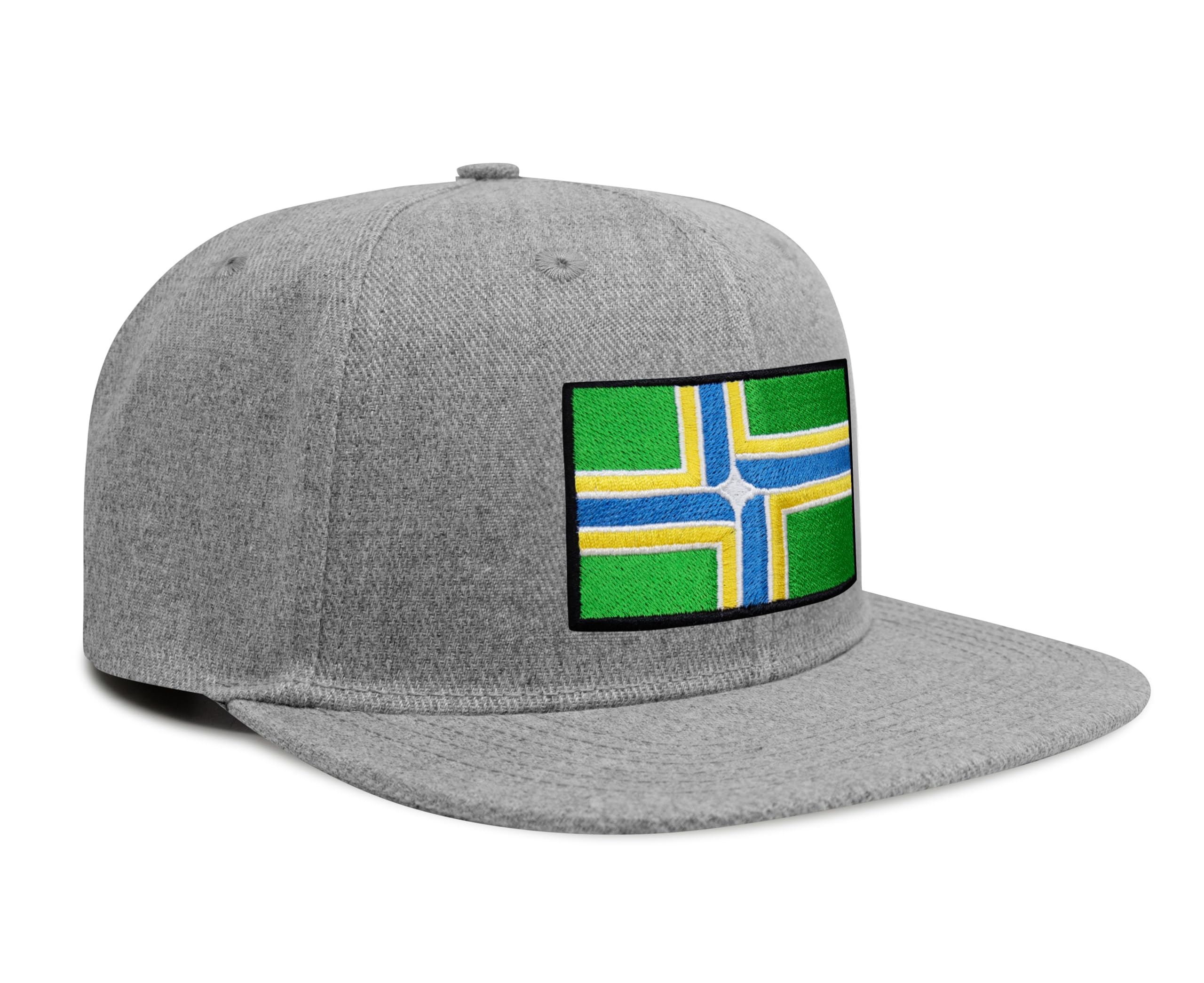 Portland Snapback Flat | Grey Flatbill