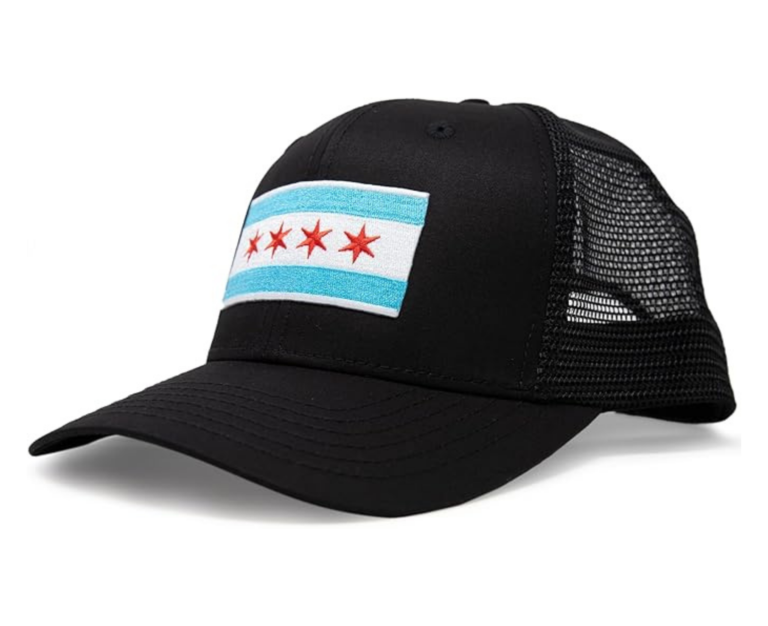 Chicago Snapback Trucker | All Black