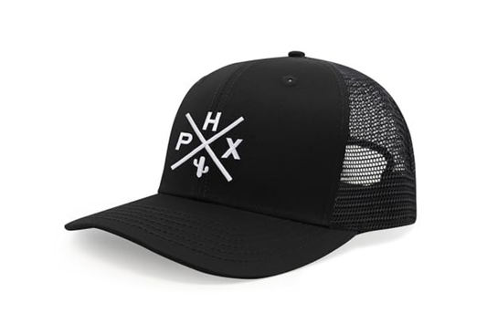 Phoenix - PHX Cross Logo Snapback | All Black